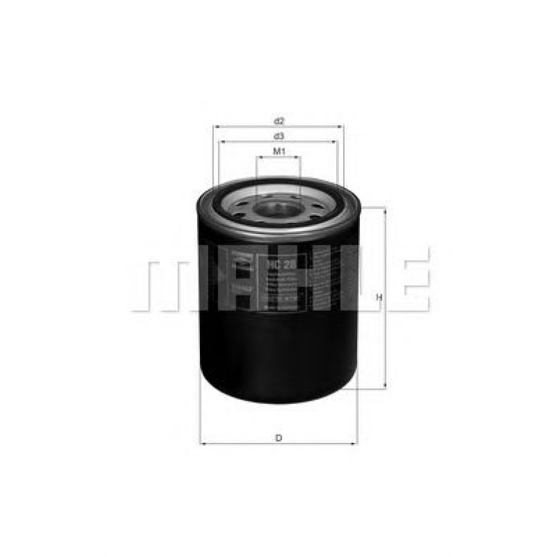 HC28 Фільтр масла (MAHLE)