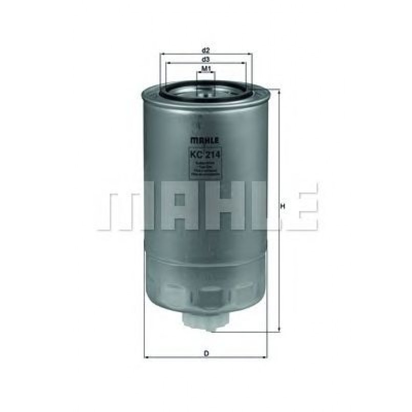 KC214 Фільтр палива (MAHLE)