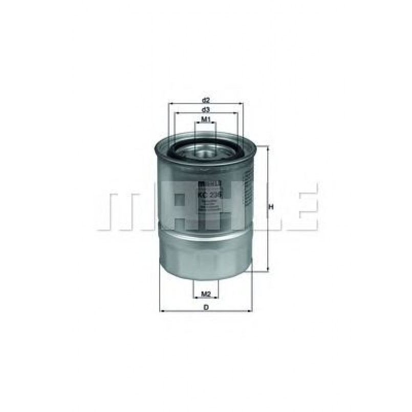 KC236 Фільтр палива (MAHLE)