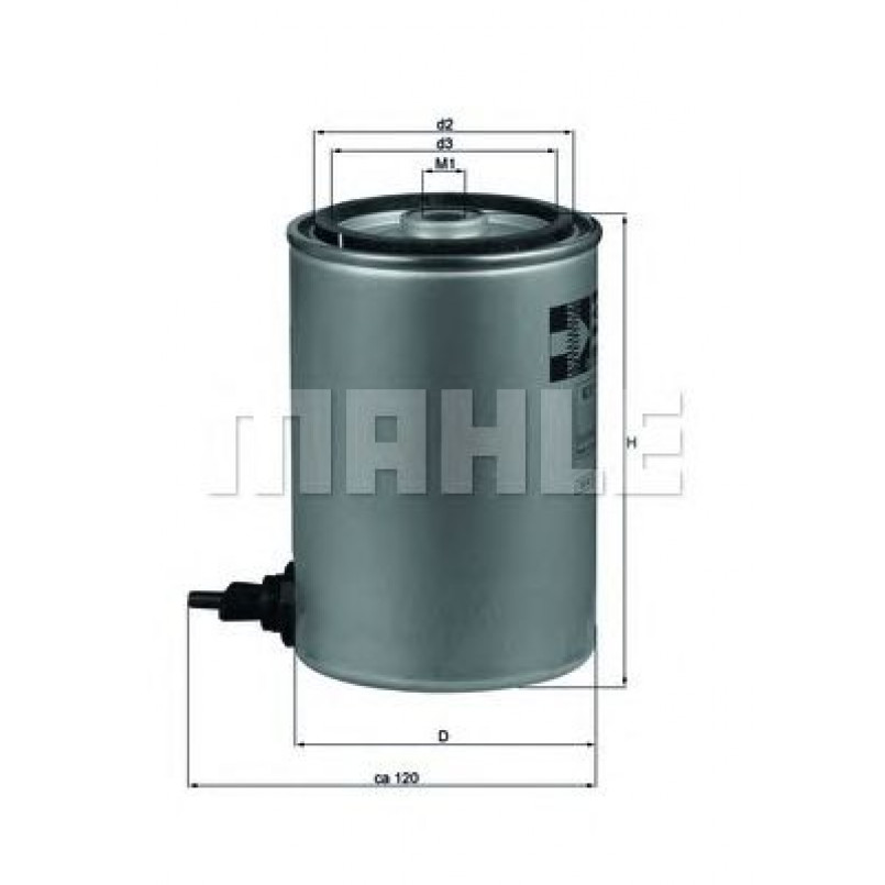 KC87D Фільтр палива (MAHLE)