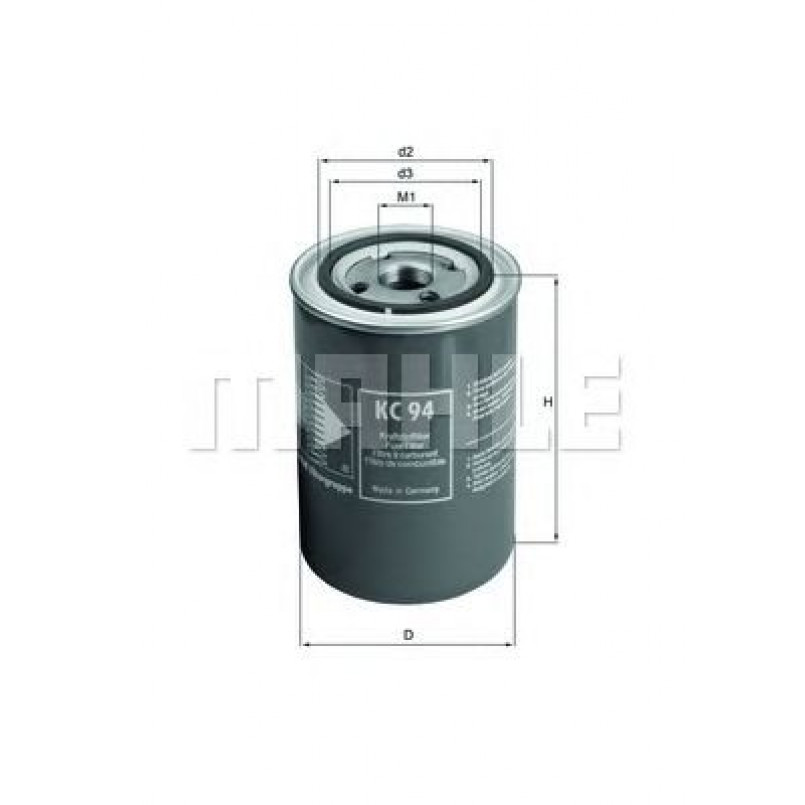 KC94 Фільтр палива (MAHLE)