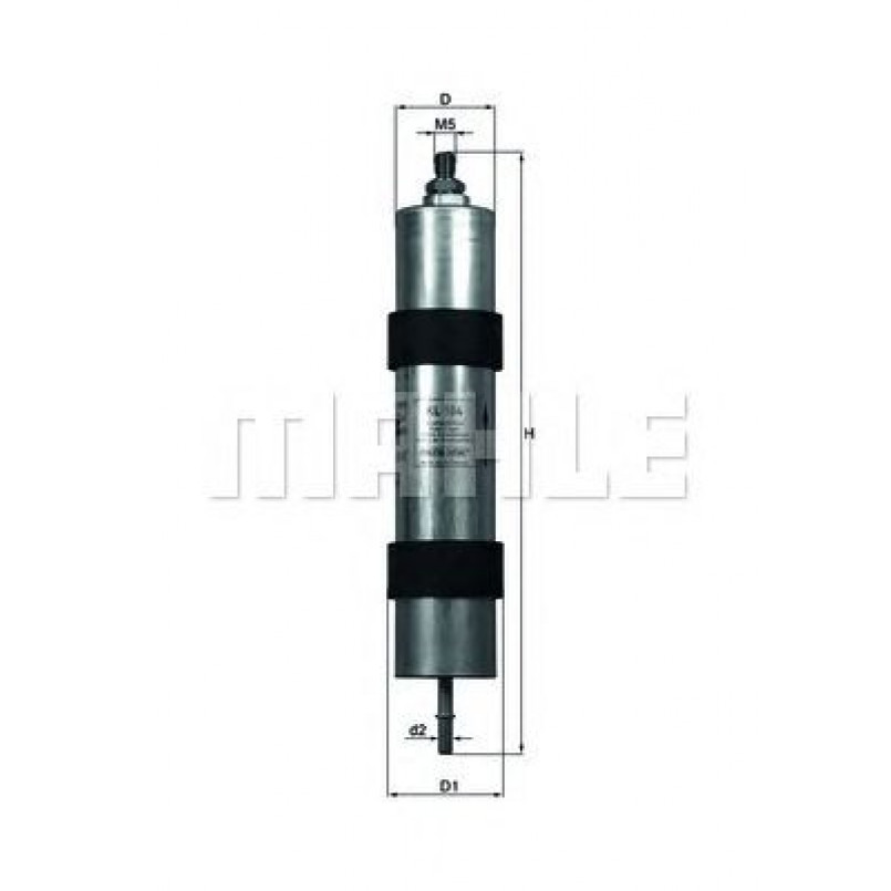 KL104 Фільтр палива (MAHLE)