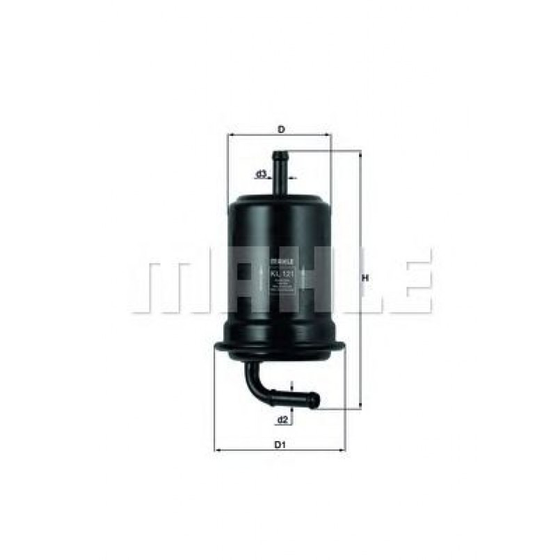 KL121 Фільтр палива (MAHLE)