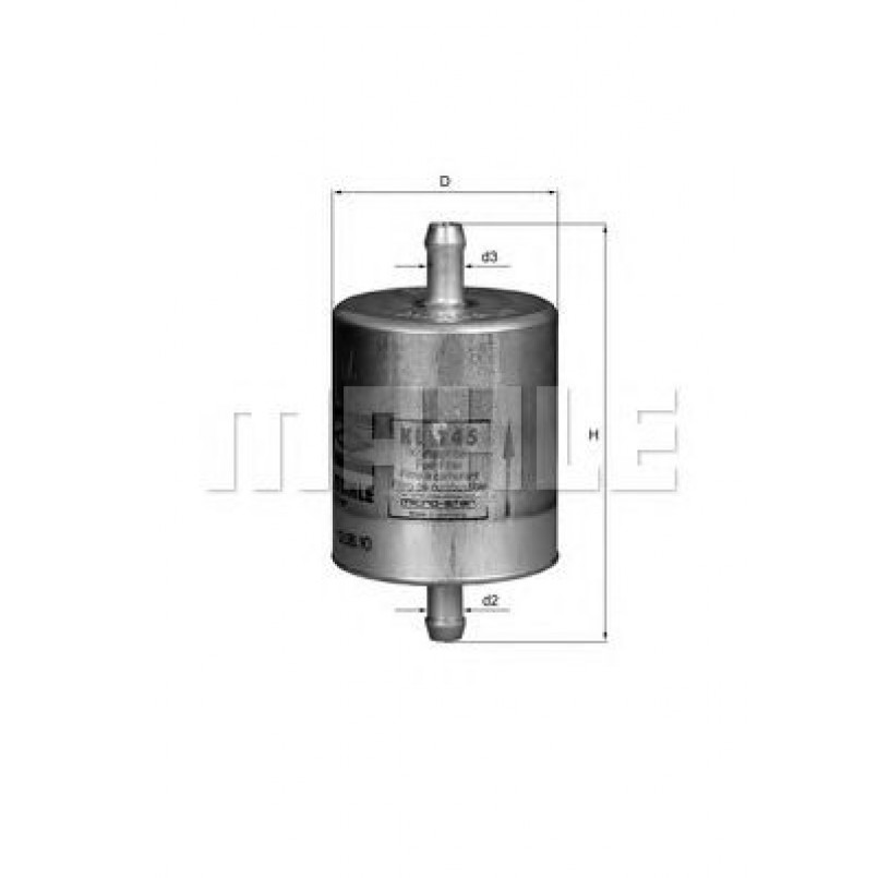 KL145 Фільтр палива (MAHLE)