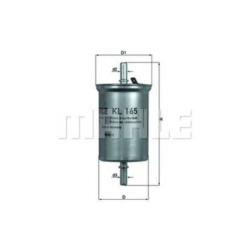 KL165 Фільтр палива (MAHLE)