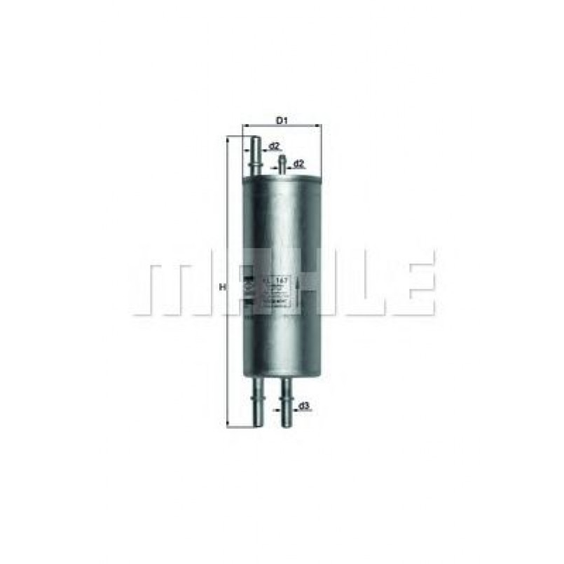 KL167 Фільтр палива (MAHLE)