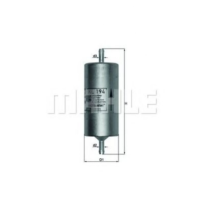 KL194 Фільтр палива (MAHLE)