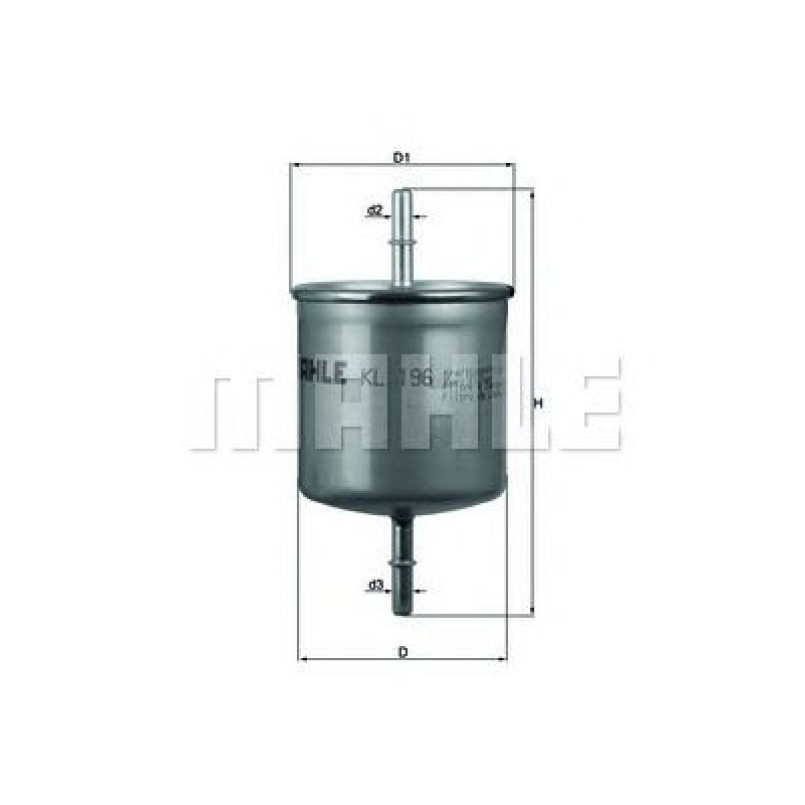 KL196 Фільтр палива (MAHLE)