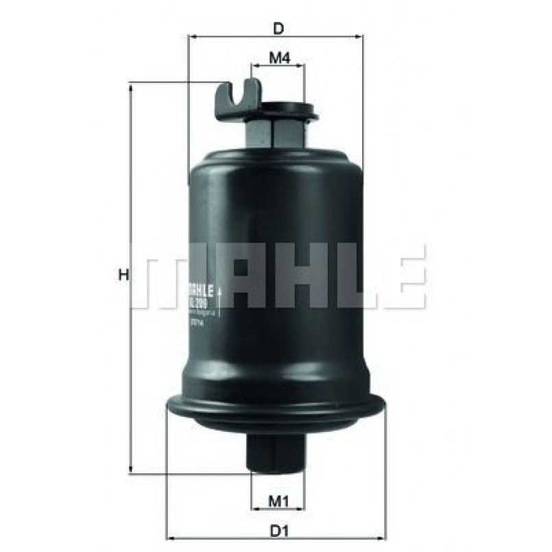 KL209 Фільтр палива (MAHLE)