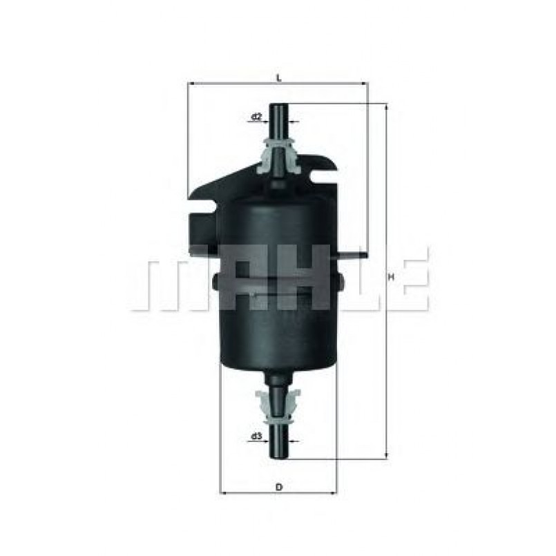 KL238 Фільтр палива (MAHLE)