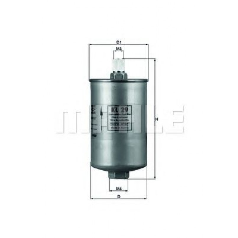 KL29 Фільтр палива (MAHLE)