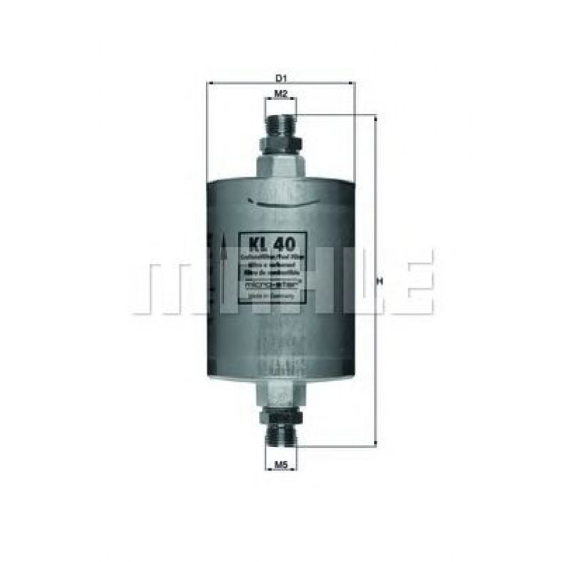 KL40 Фільтр палива (MAHLE)