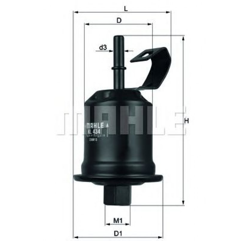 KL434 Фільтр палива (MAHLE)