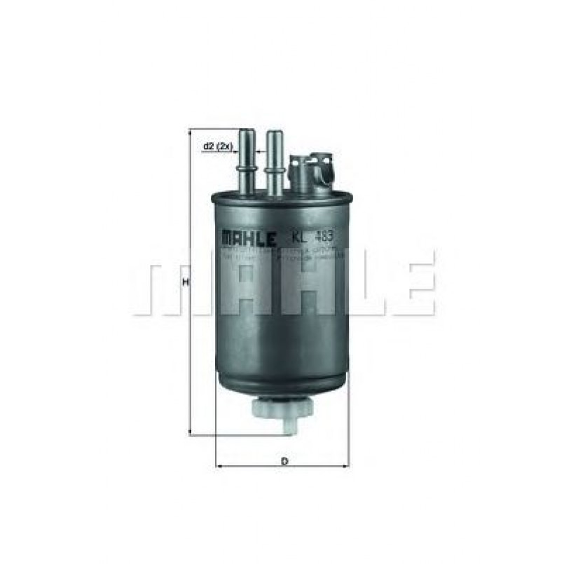 KL483 Фільтр палива (MAHLE)