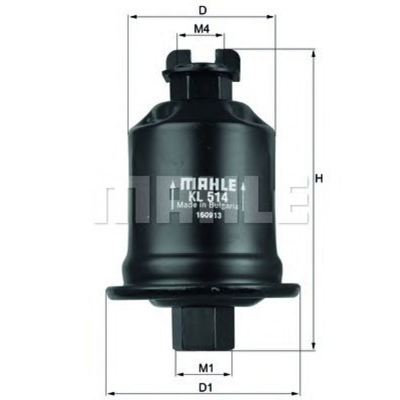 KL514 Фільтр палива (MAHLE)
