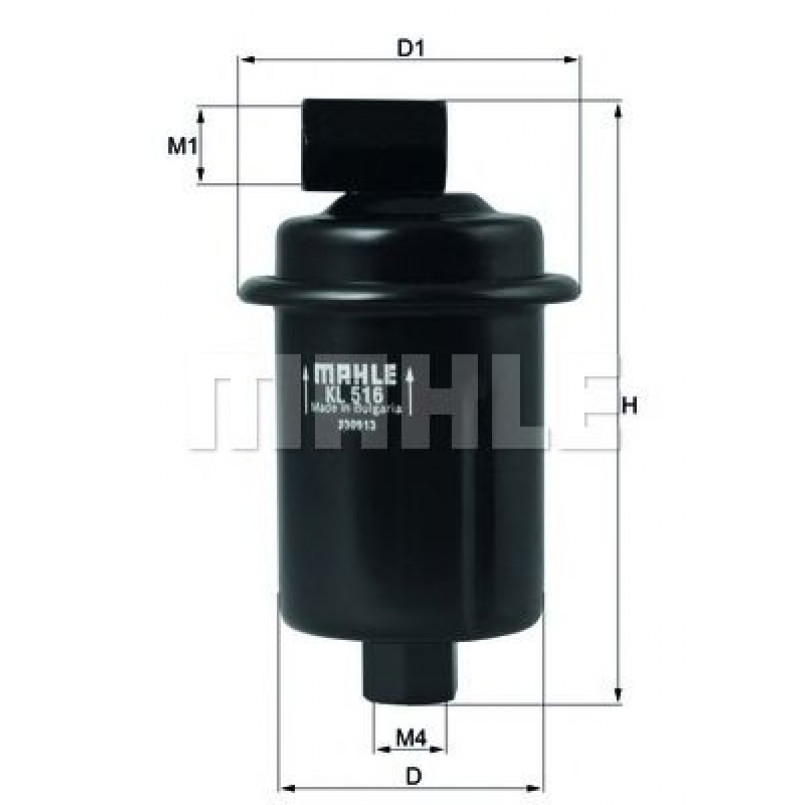 KL516 Фільтр палива (MAHLE)