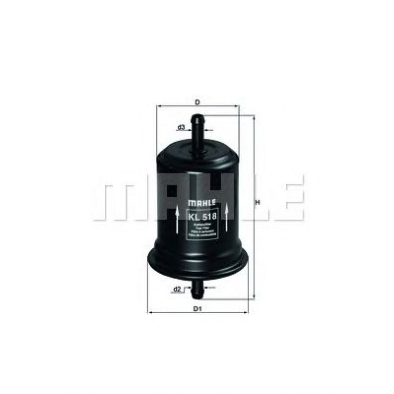 KL518 Фільтр палива (MAHLE)