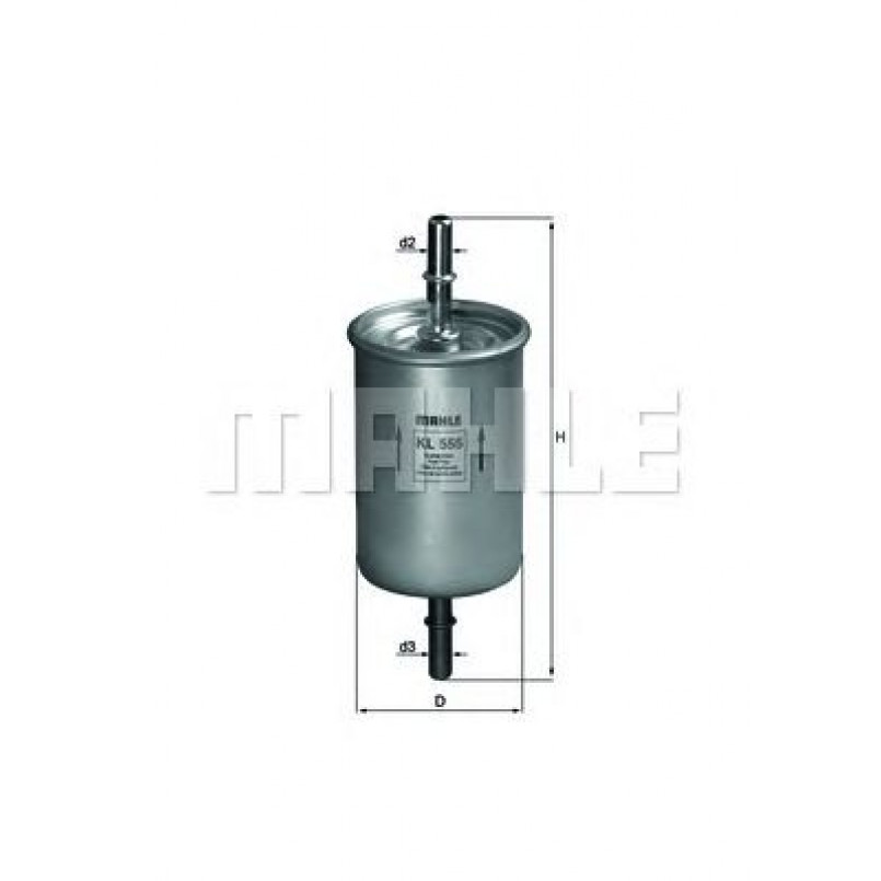 KL555 Фільтр палива (MAHLE)