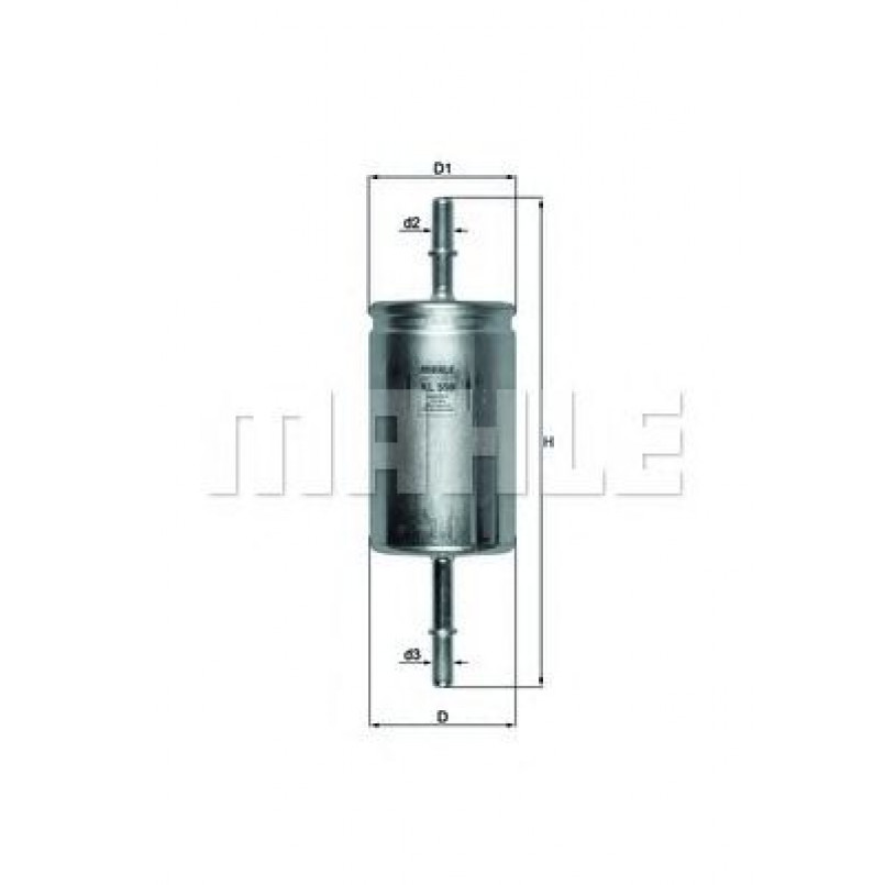 KL559 Фільтр палива (MAHLE)