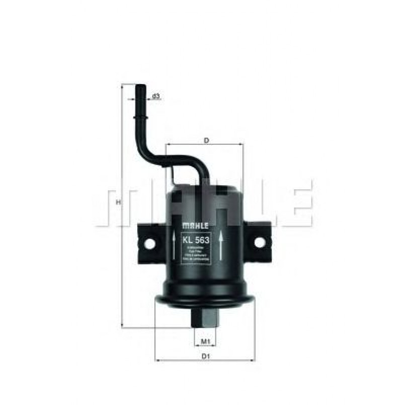 KL563 Фільтр палива (MAHLE)