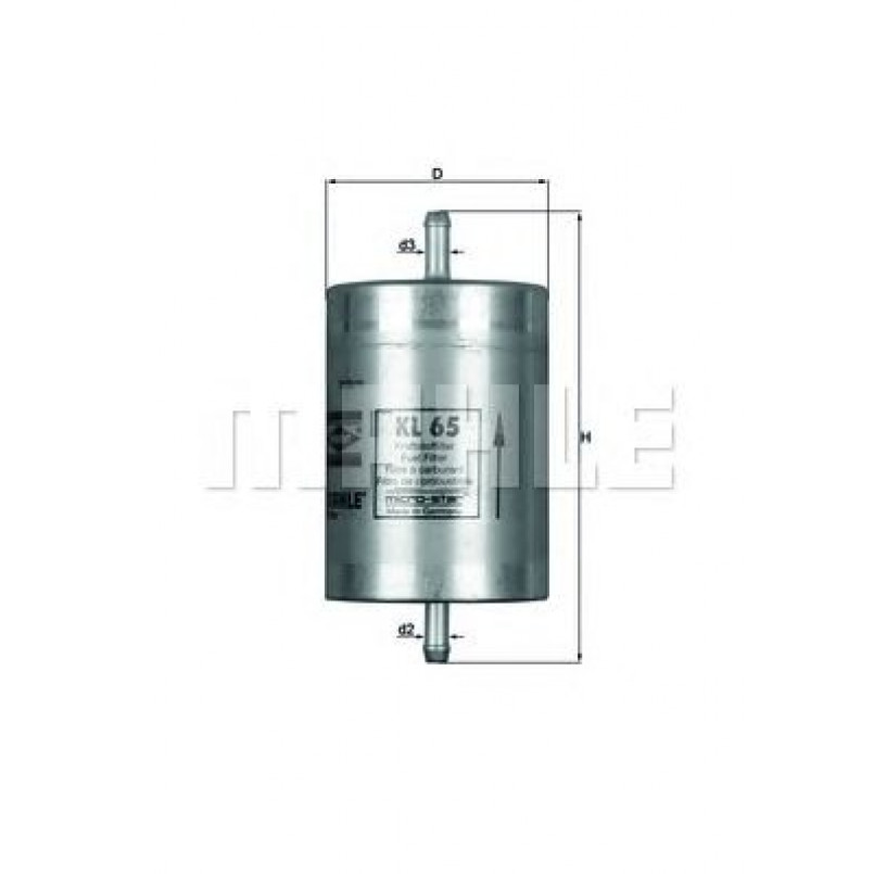 KL65 Фільтр палива (MAHLE)