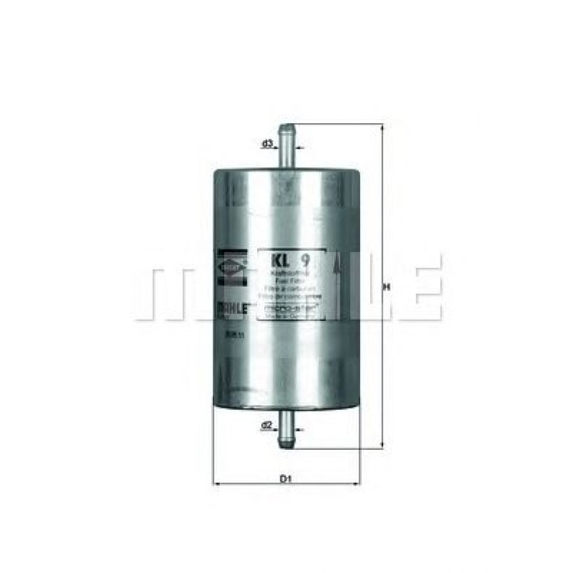 KL9 Фільтр палива (MAHLE)