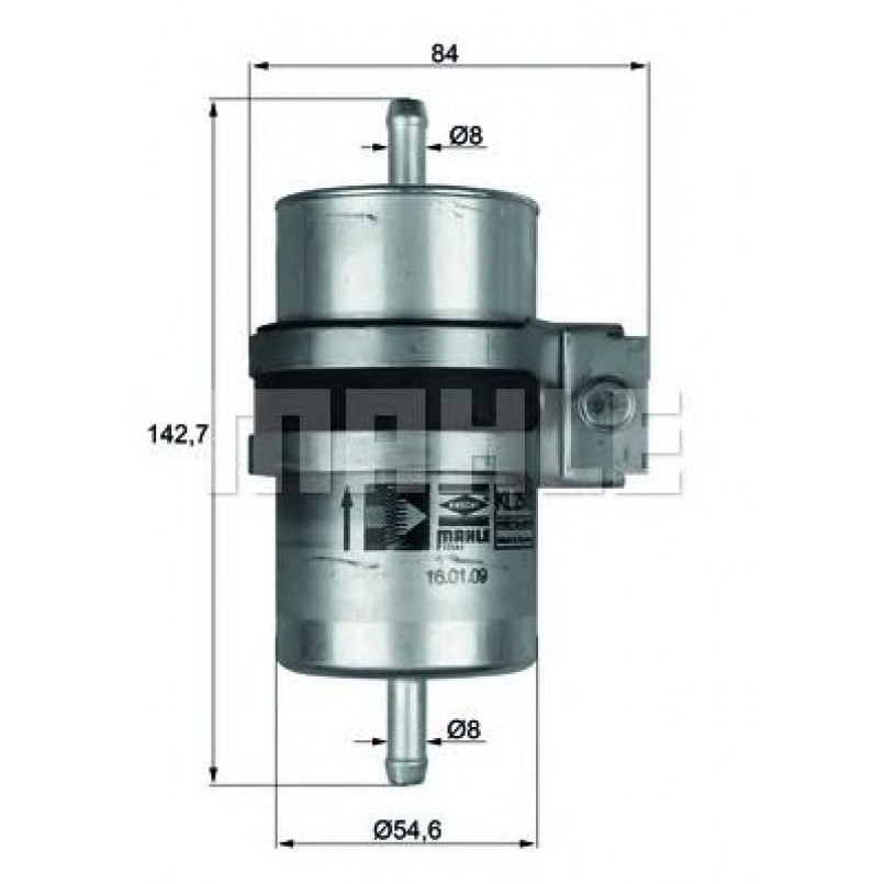 KLH29/1 Фільтр палива (MAHLE)
