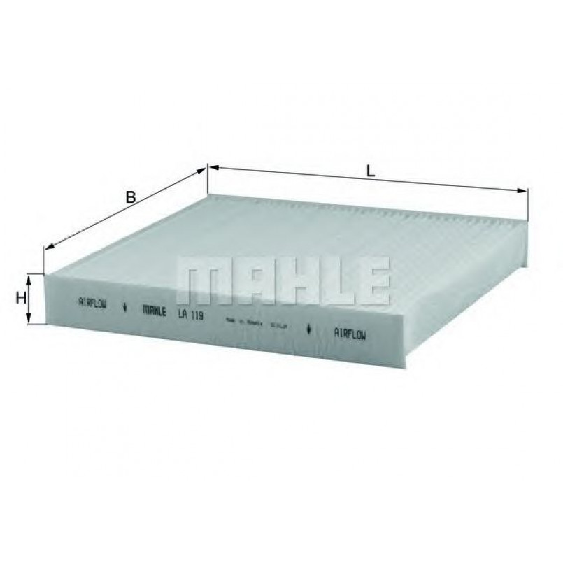 LA119 Фільтр салону (MAHLE)