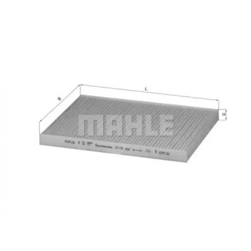 LA126 Фільтр салону (MAHLE)