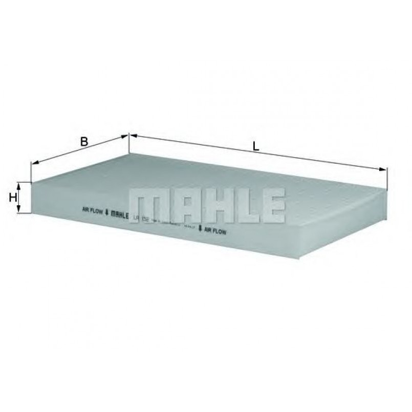 LA152 Фільтр салону (MAHLE)