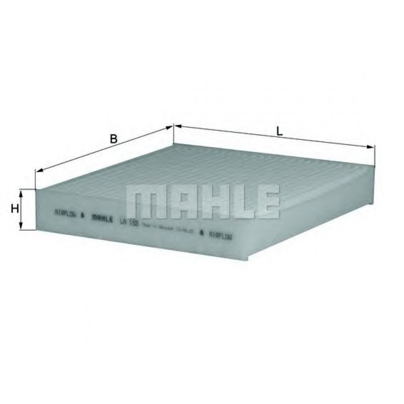 LA155 Фільтр салону (MAHLE)