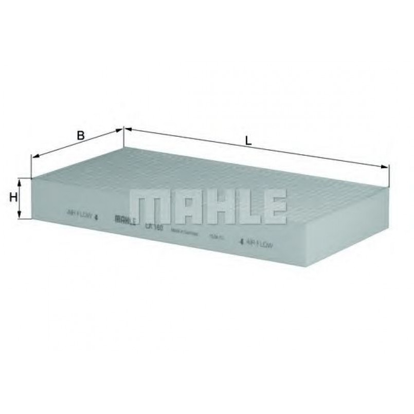 LA180 Фільтр салону (MAHLE)