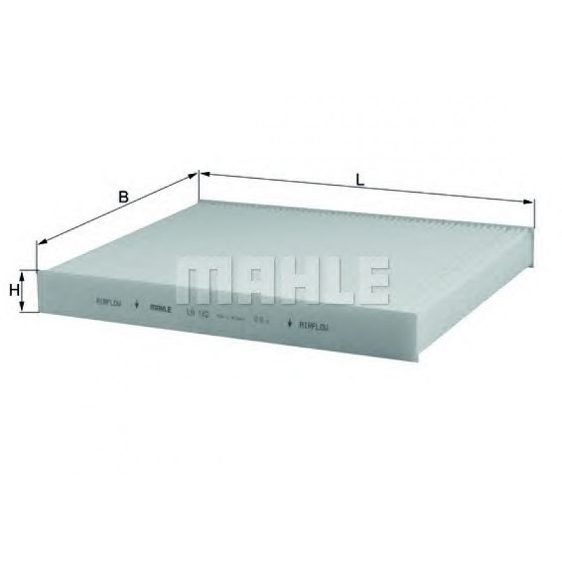 LA182 Фільтр салону (MAHLE)