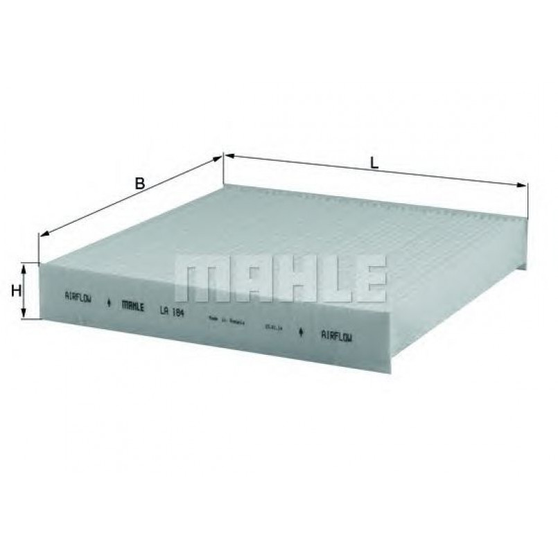 LA184 Фільтр салону (MAHLE)