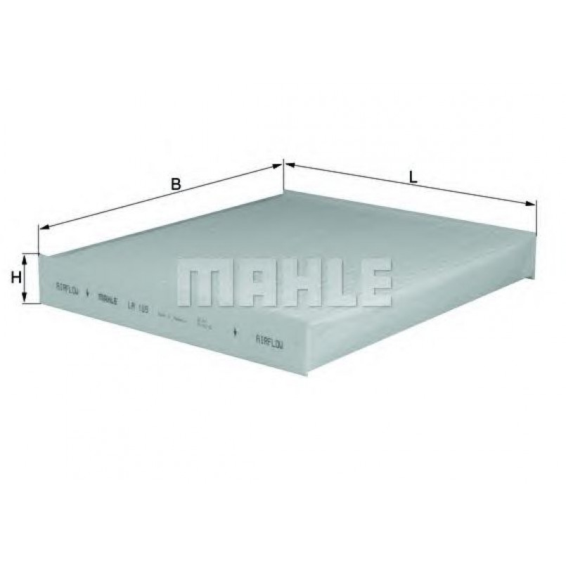 LA189 Фільтр салону (MAHLE)