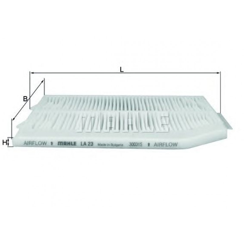 LA23 Фільтр салону (MAHLE)