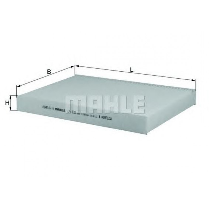 LA290 Фільтр салону (MAHLE)