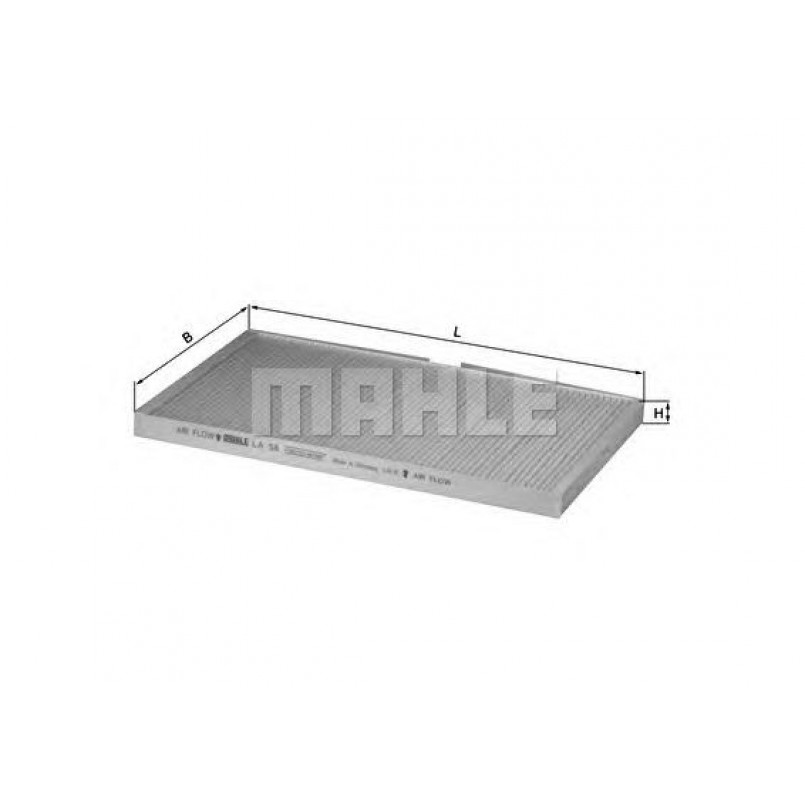 LA58 Фільтр салону (MAHLE)