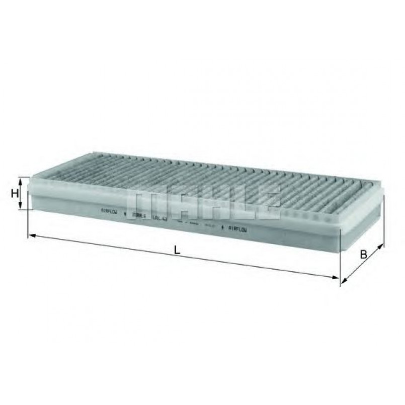 LAK43 Фільтр салону (MAHLE)