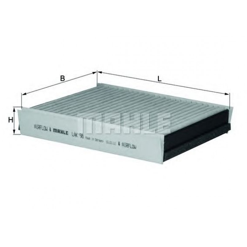 LAK98 Фільтр салону (MAHLE)