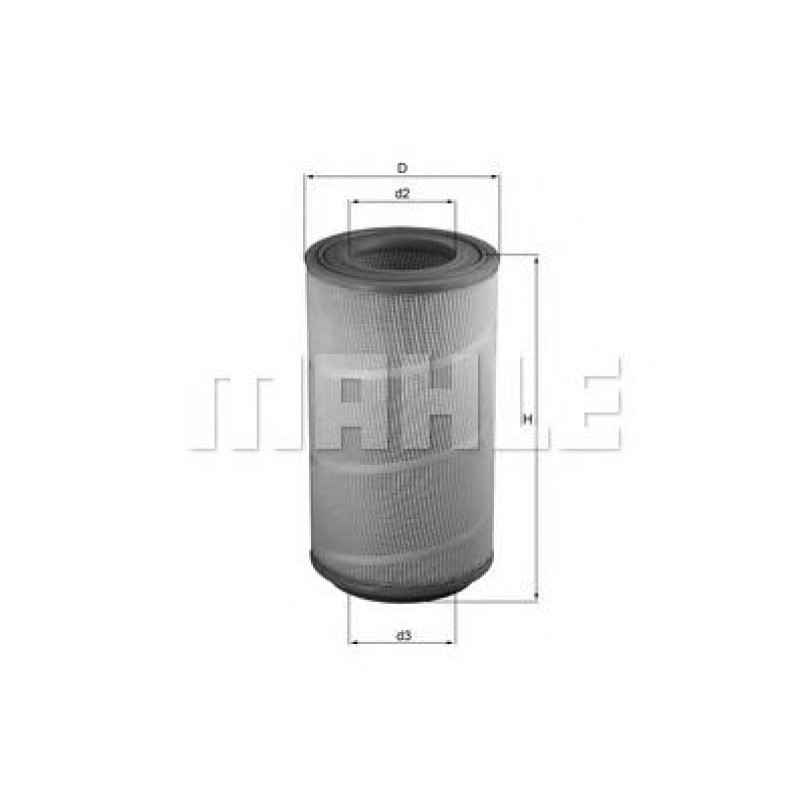 LX1025 Фільтр повітря (MAHLE)