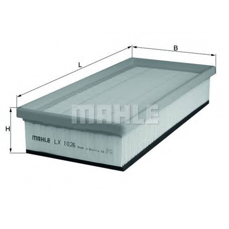 LX1026 Фільтр повітря (MAHLE)