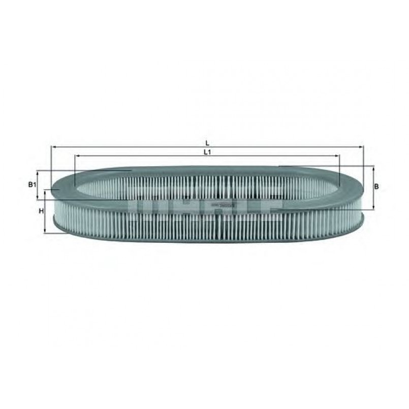 LX1042 Фільтр повітря (MAHLE)