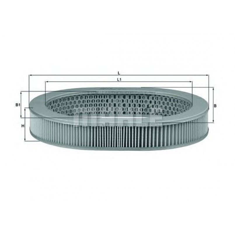 LX1043 Фільтр повітря (MAHLE)