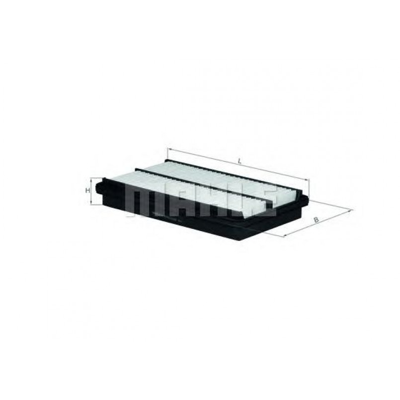 LX1075 Фільтр повітря (MAHLE)