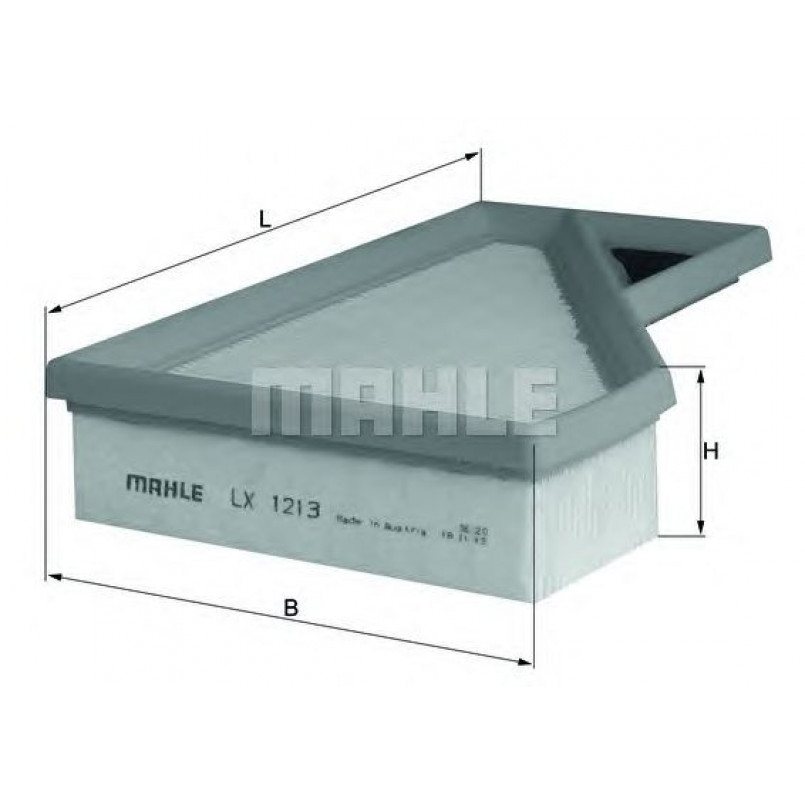 LX1213 Фільтр повітря (MAHLE)