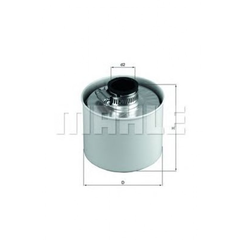 LX1245 Фільтр повітря (MAHLE)