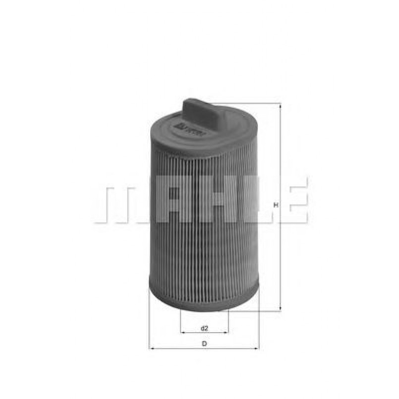 LX1277 Фільтр повітря (MAHLE)