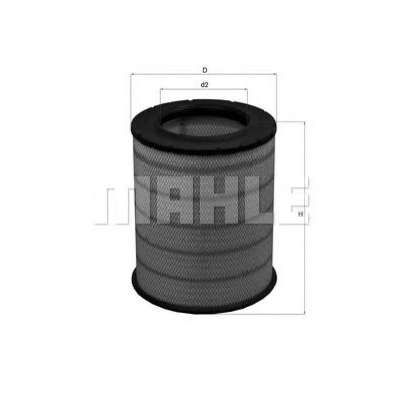 LX1281 Фільтр повітря (MAHLE)