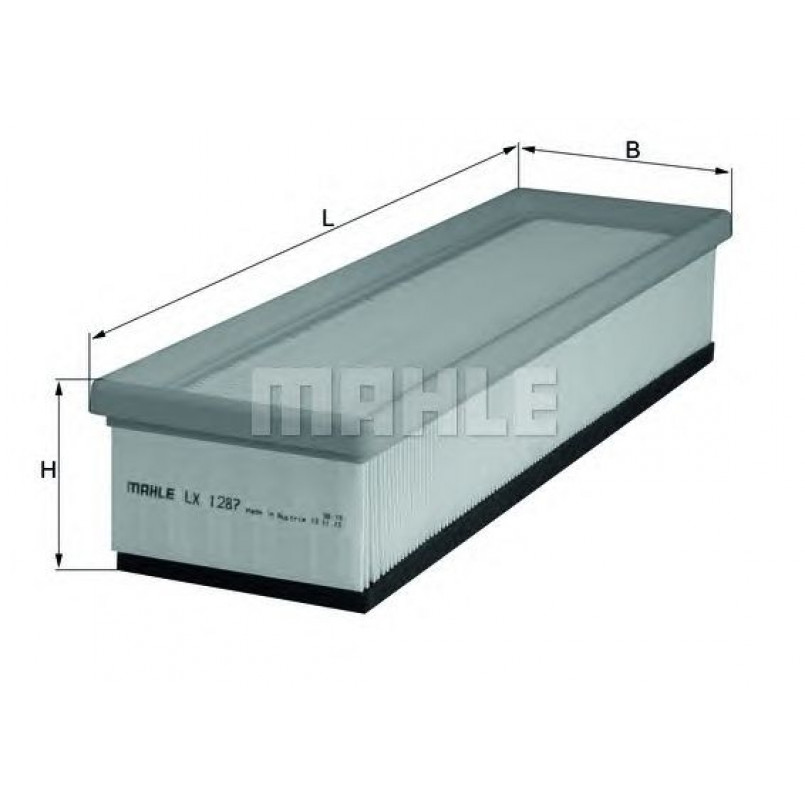 LX1287 Фільтр повітря (MAHLE)